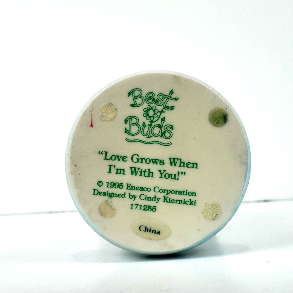 VTG Best Of Buds Love Grows When I’m With You 1995 Enesco Co. by Cindy Kiernicki - Picture 10 of 12